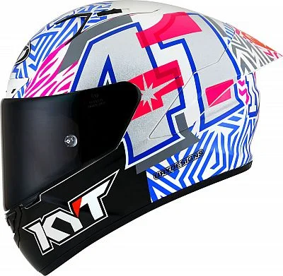 Capacete KYT NZ Race Espargaro Replica 2022 With Raw (Tricomposto